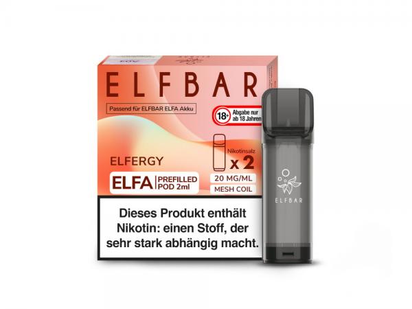 Elf Bar Elfa Pod - Elfergy 20 mg/ml (2 Stück pro Packung)