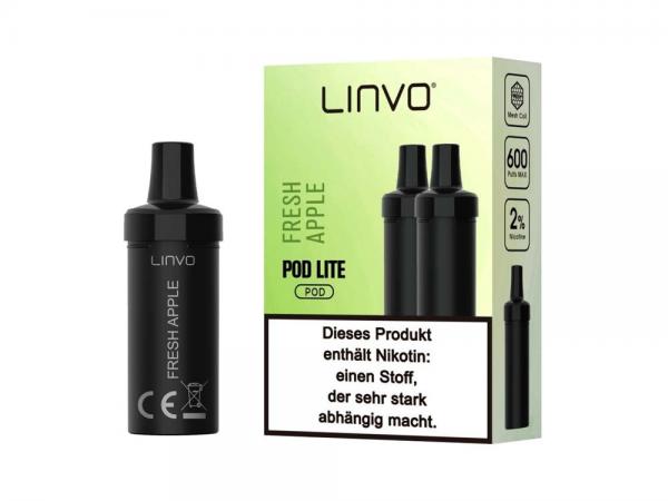 Linvo Pod Lite Cartridge - Fresh Apple 20 mg/ml (2 Stück pro Packung)
