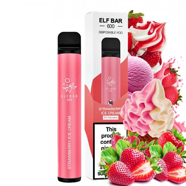 Elf Bar 600 - Strawberry Ice Cream