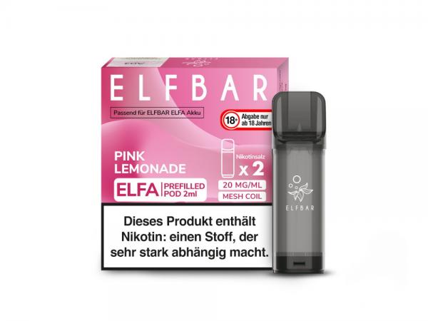 Elf Bar Elfa Pod - Pink Lemonade 20 mg/ml (2 Stück pro Packung)