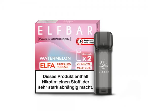 Elf Bar Elfa Pod - Watermelon 20 mg/ml (2 Stück pro Packung)
